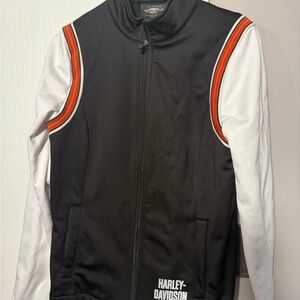 Rhinestone Harley Zip up